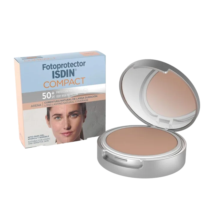 FOTOPROTECTOR ISDIN COMPACT ARENA SPF 50 – Pratti Bolivia